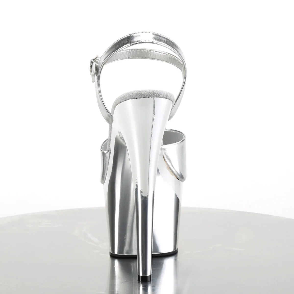 ADORE-709 Pleaser Silver Sexy Platform Shoes (Pole Dancing Heels)