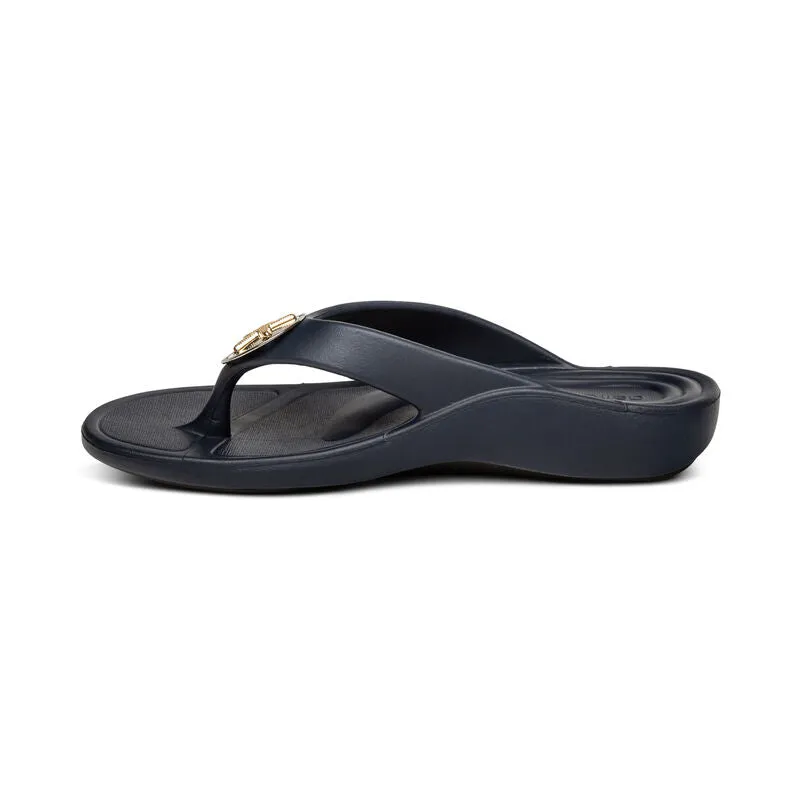 Aetrex Womens Maui Starfish Orthotic Flips (L20W)