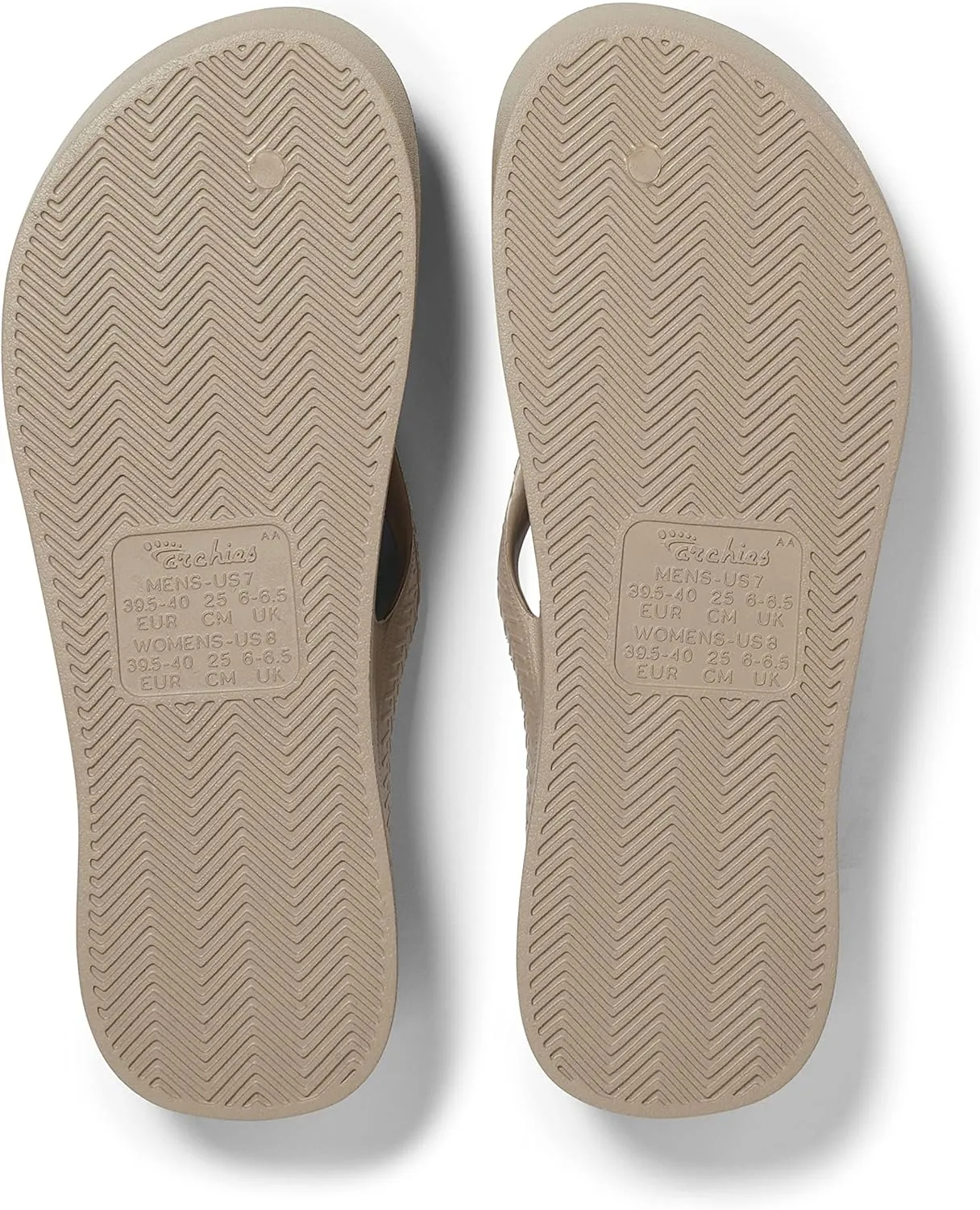 Archies Arch Support Flip Flops for Men & Women  Orthotic Sandals for Plantar Fasciitis Relief  Lightweight, Cushioning, Shock-Absorbing Thong Sandals for Walking, Foot Pain & All-Day Comfort