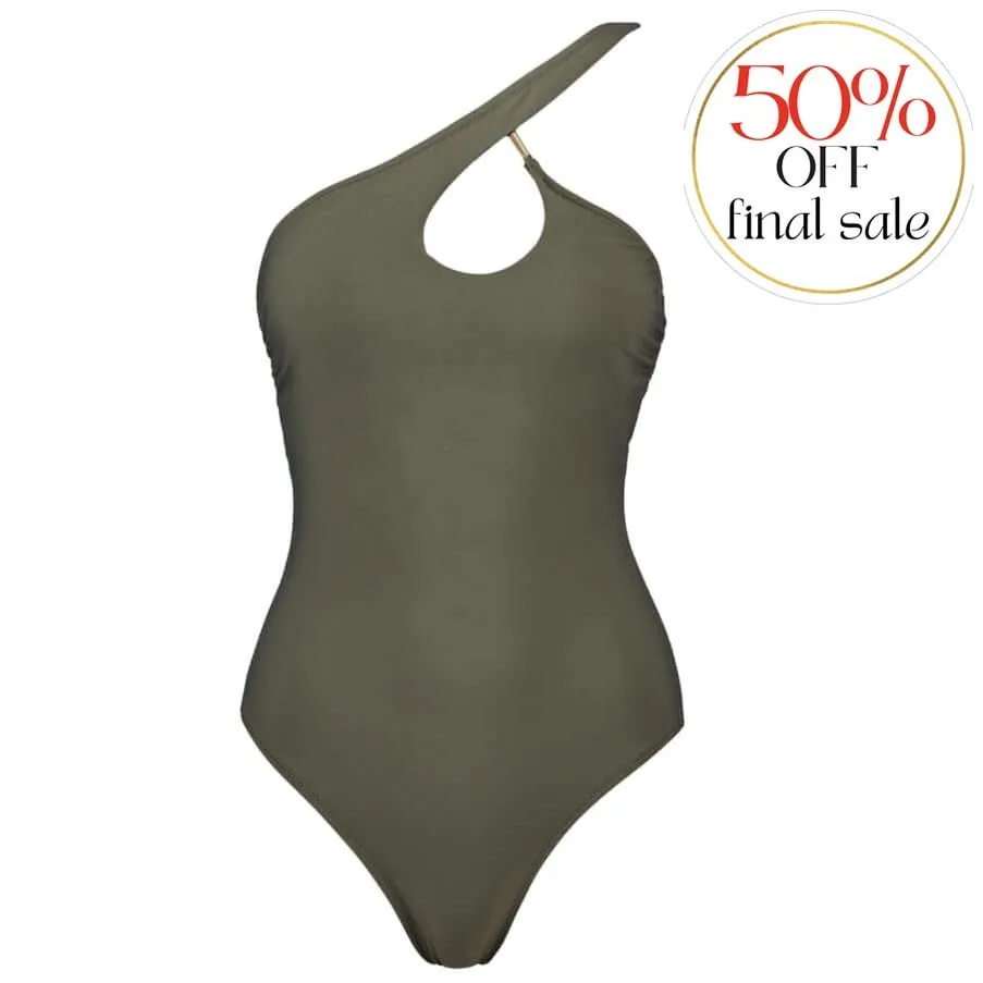 Aubade Beach Escape One-Piece Swimsuit in Kaki  LS67-A
