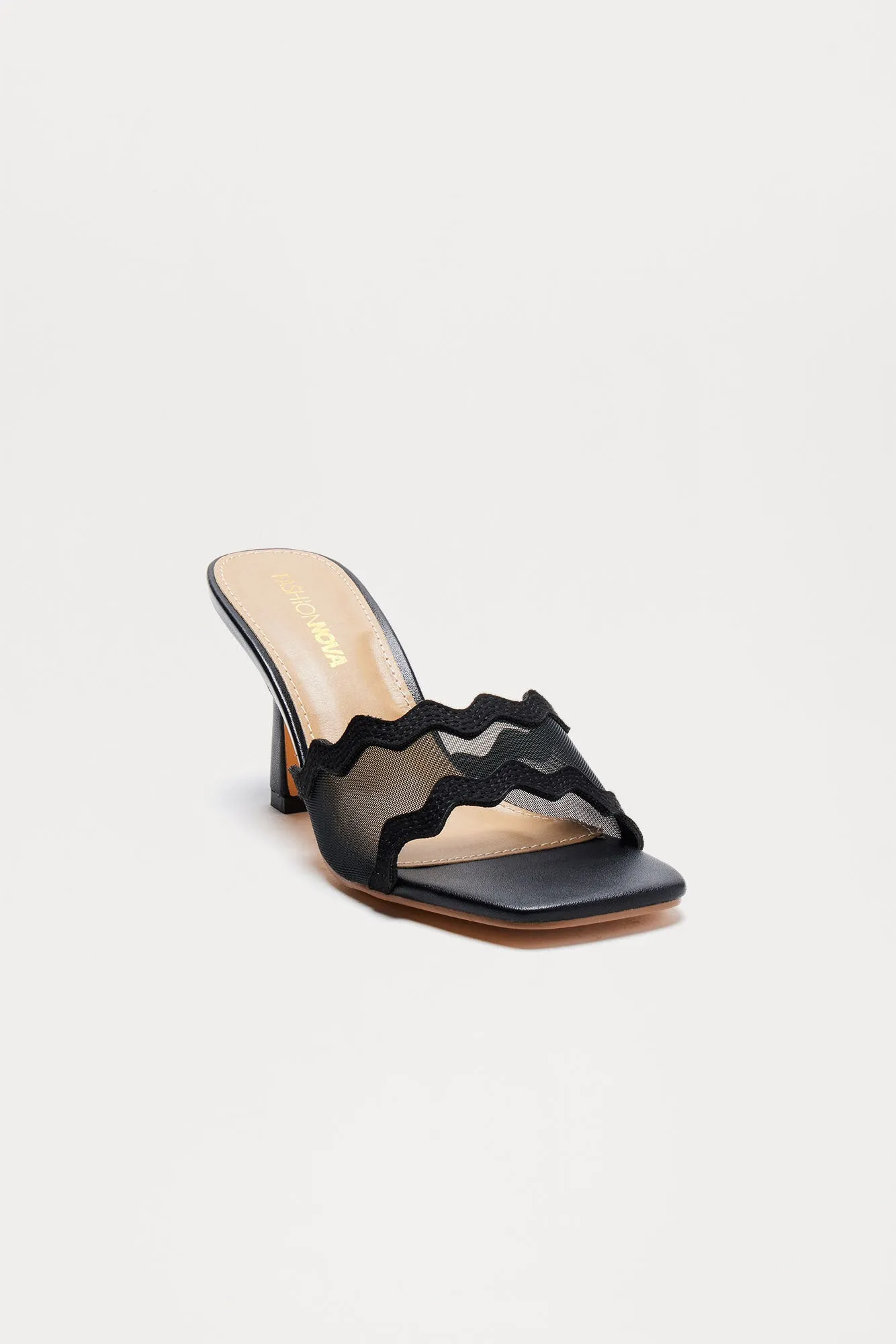 Austine Mesh Mules - Black