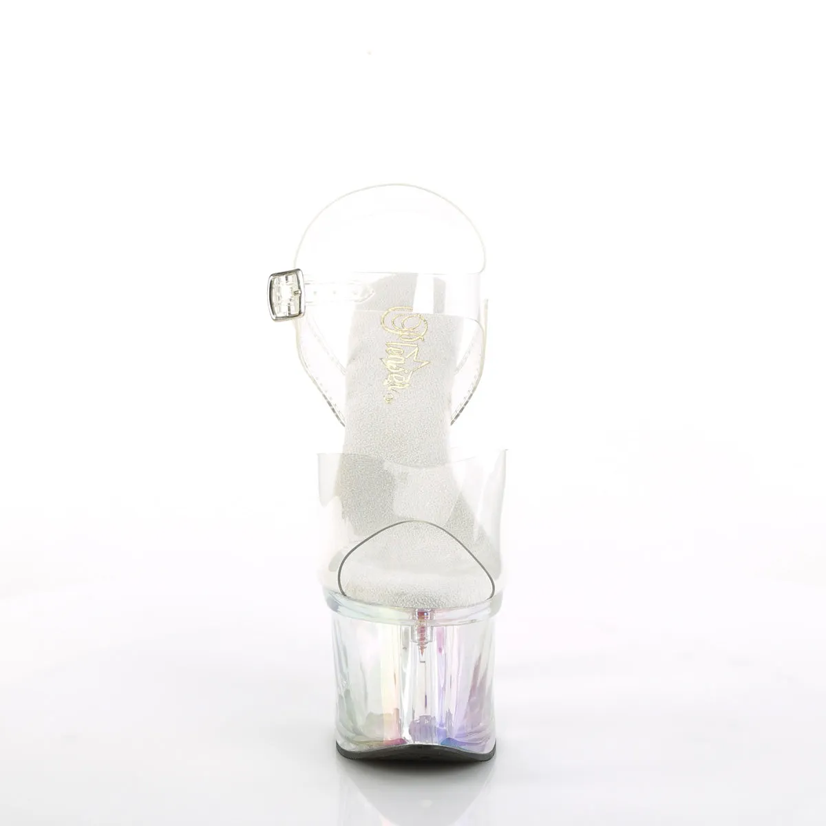 ESTEEM-708RBP Pleaser Clear Sexy Platform Shoes (Pole Dancing Heels)