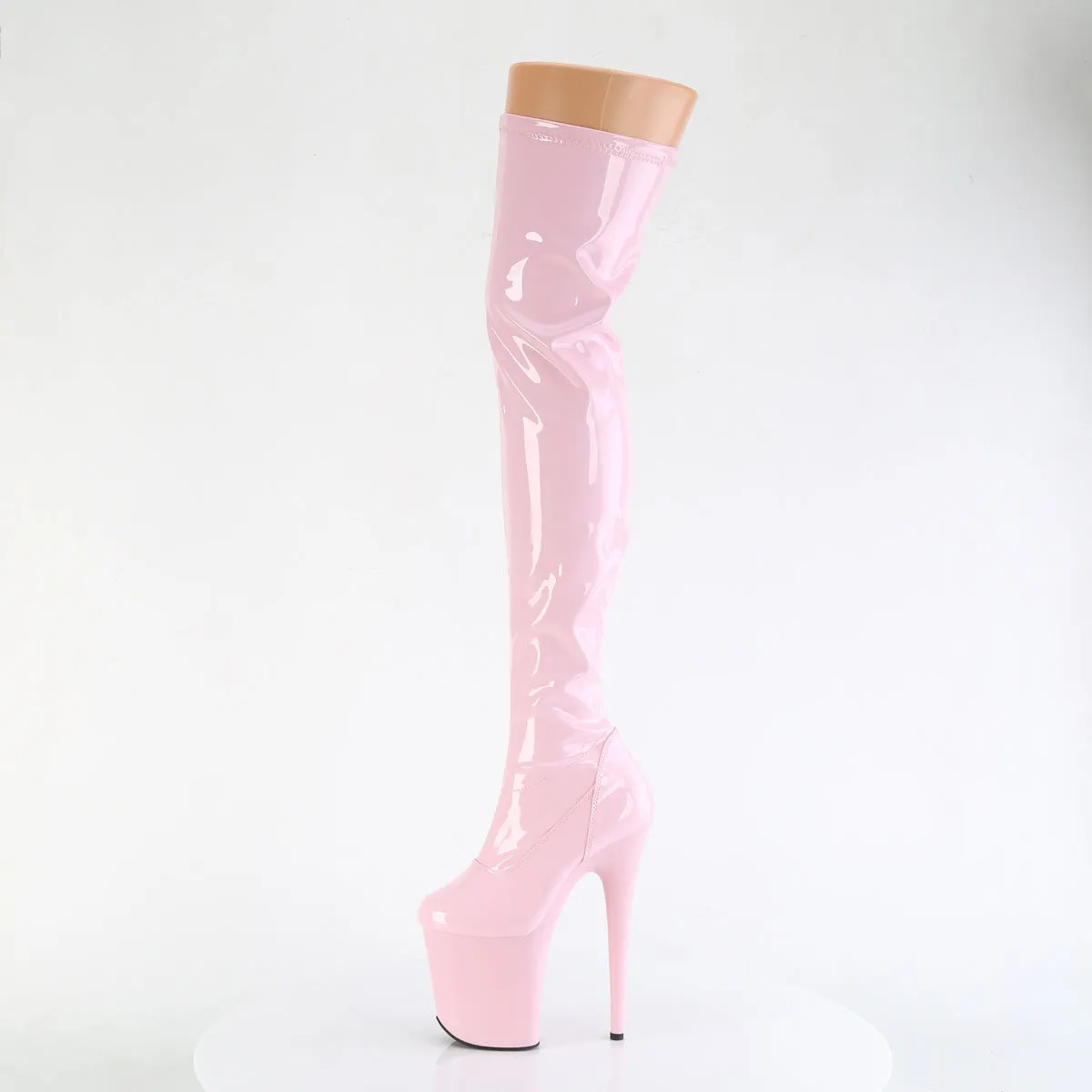 FLAMINGO-3000 Pleaser Baby Pink Patent Sexy Platform Shoes (Pole Dancing Heels)