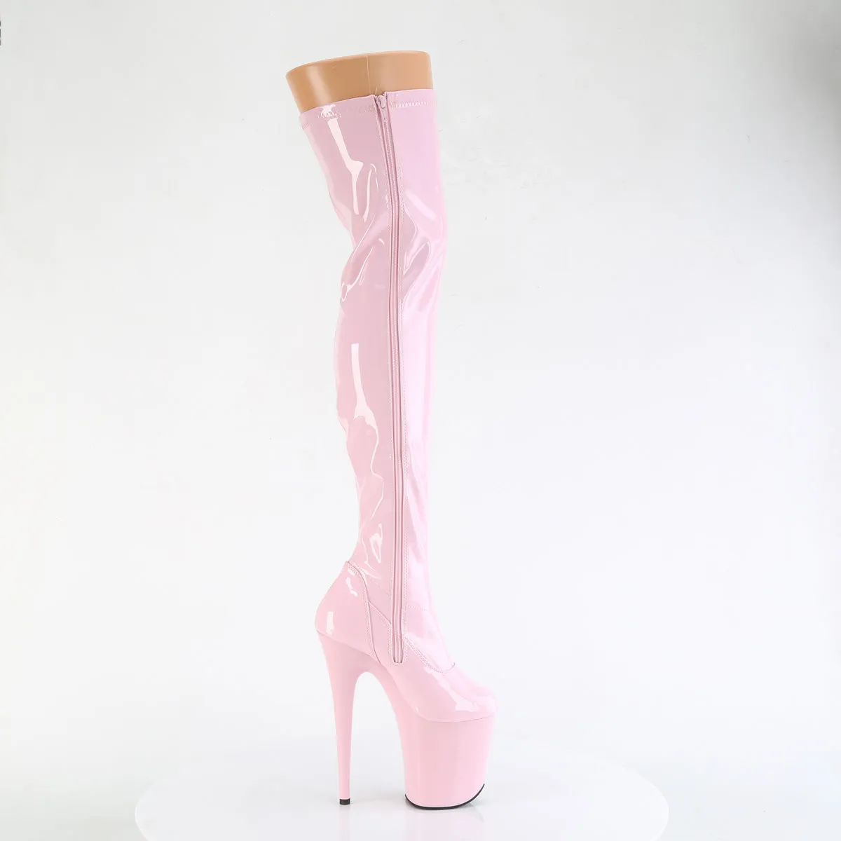 FLAMINGO-3000 Pleaser Baby Pink Patent Sexy Platform Shoes (Pole Dancing Heels)