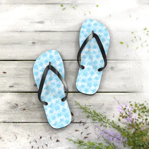 Hawaiian Plumeria Flip Flops  Soft Floral Summer Sandals (3 Colors)