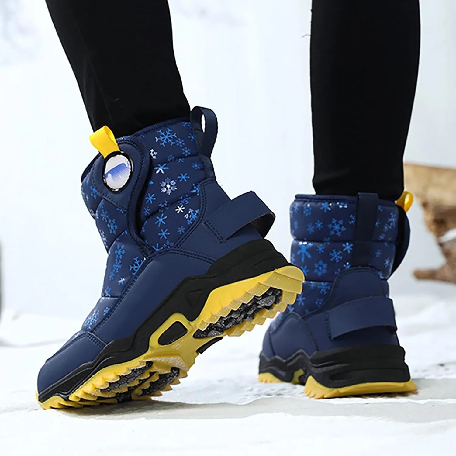 Kids Girls Insulated Fr Winter Warm Snow Boots Size 6 Boots Toddler Water Proof Shoes Girls Big Kids Snow Shoes