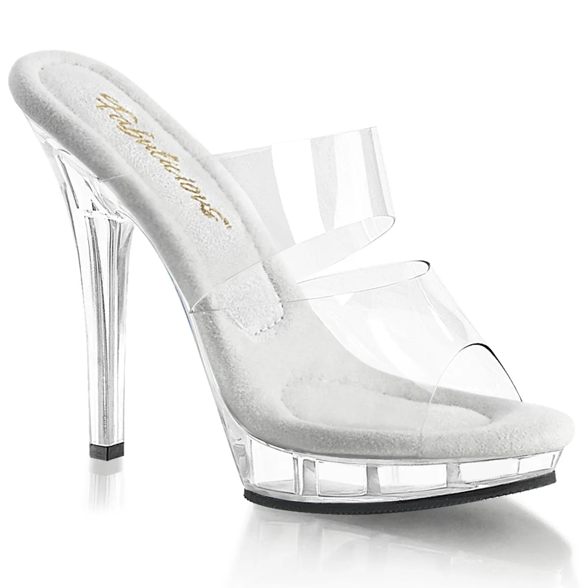 LIP-102 Fabulicious 5" Lip Clear Sexy Shoes (Posing Shoes)