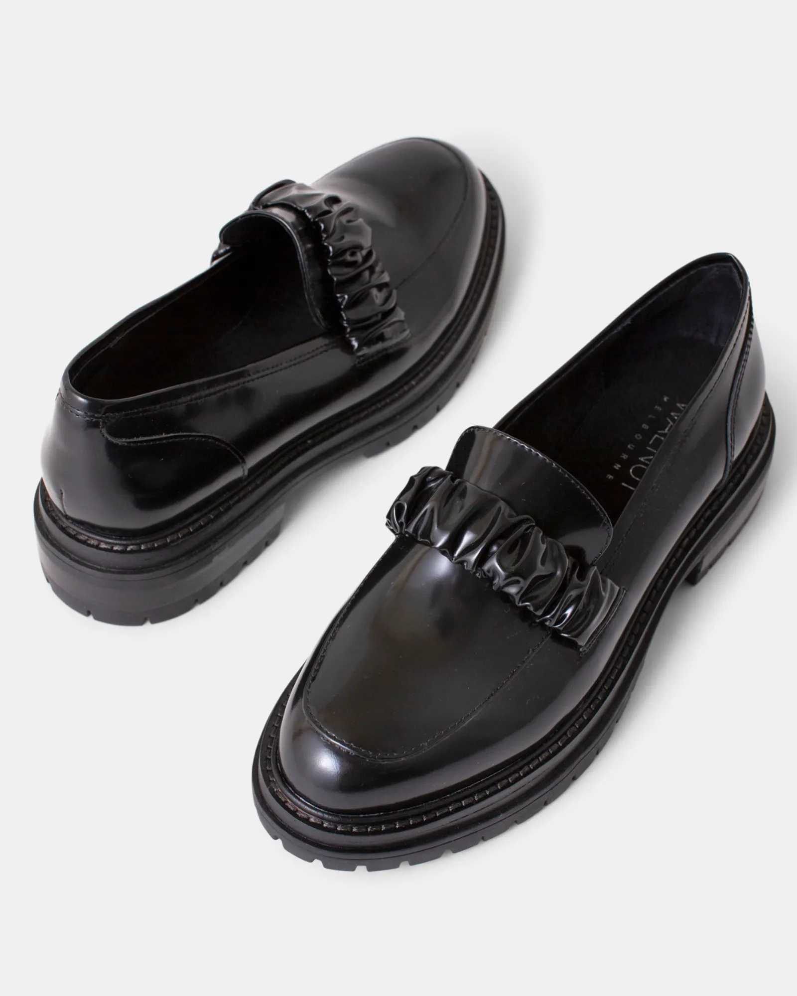Owen Leather Loafer - Black Shine