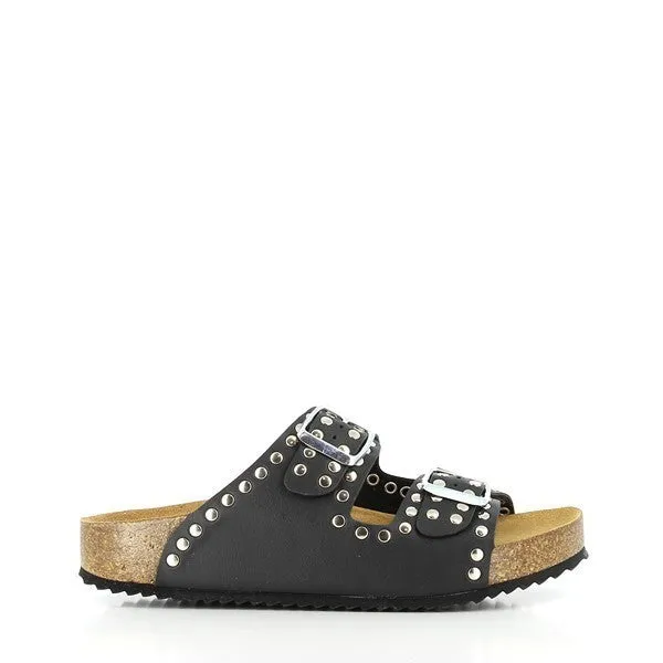 Plakton 340010 Black Studs Sandals