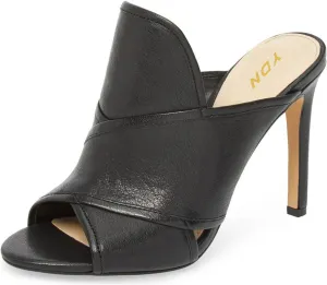 YDN Women Open Toe Stiletto High Heels Backless Mule Pumps Slip On Slide Sandal Dress Clogs Shoes